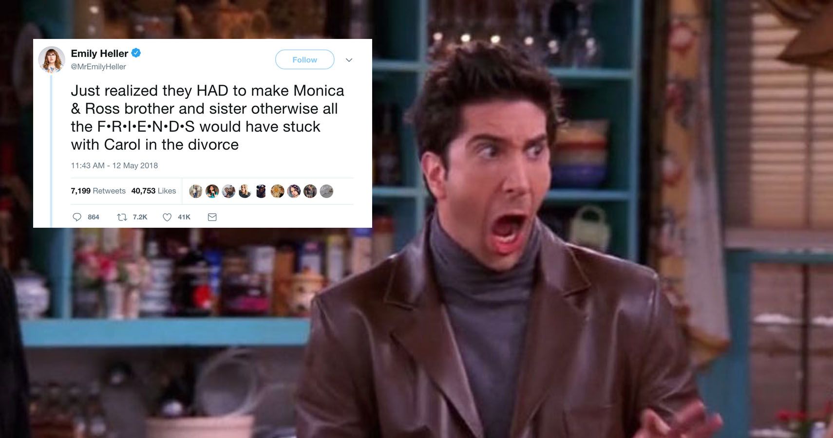 This Ross Monica Friends Theory Makes The Whole Show Make Sense