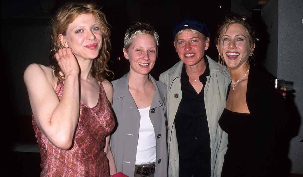 Anne Heche; Jennifer Aniston; Courtney szerelem; Ellen Degeneres