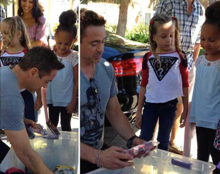 Robert Downey Jr. presente al compleanno di Annalise