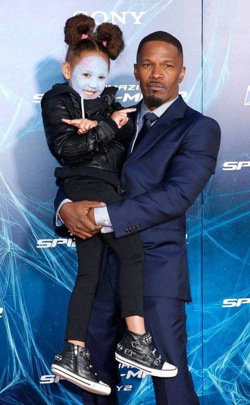 Jamie Foxx e Annalise partecipano alla prima di Spider-Man 2