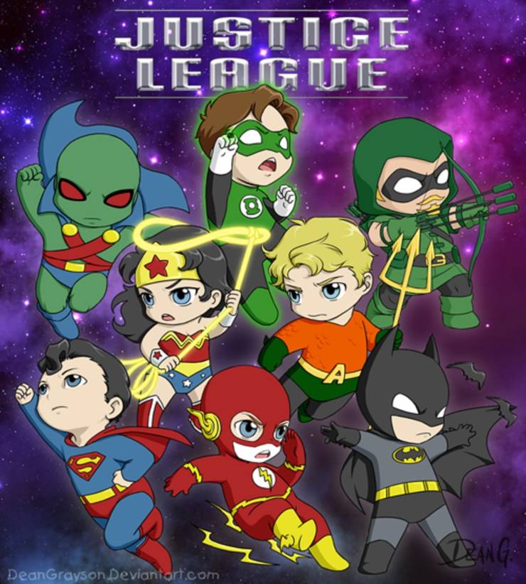A Collection Of Baby Justice League Heroes -A Collection Of Amazing Fan Art Of Dc Characters That You'D Love To See More