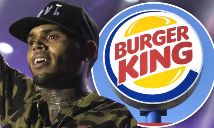 Chris Brown Burger King