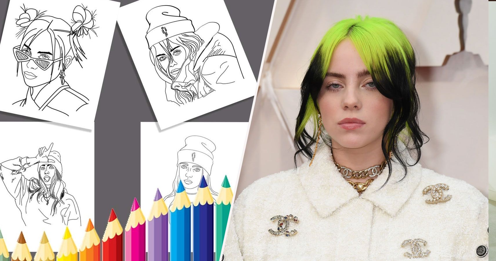 Download Billie Eilish Launches Coloring Book To Raise Money For ...
