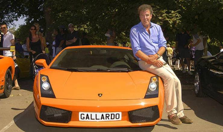Jeremy Clarkson och Lamborghini Gallardo