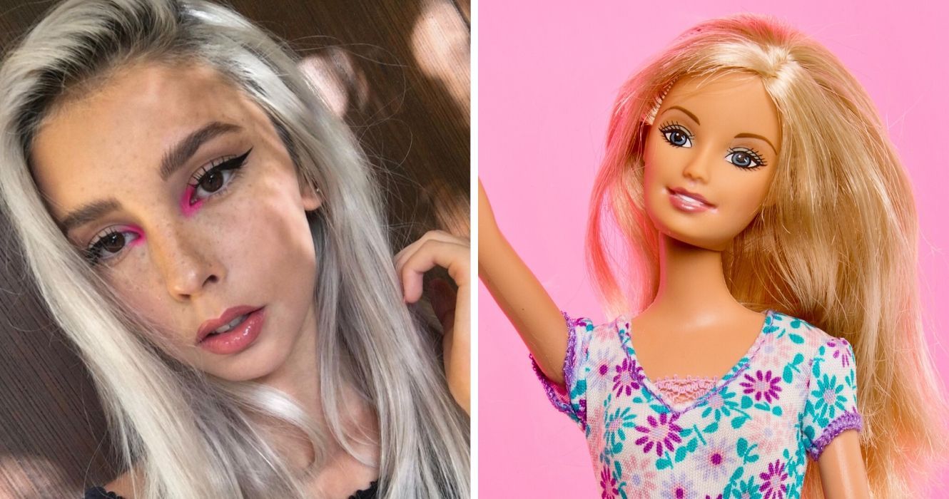 i want barbie makeup