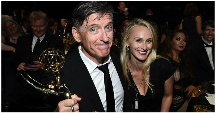 Craig Ferguson with Emmy