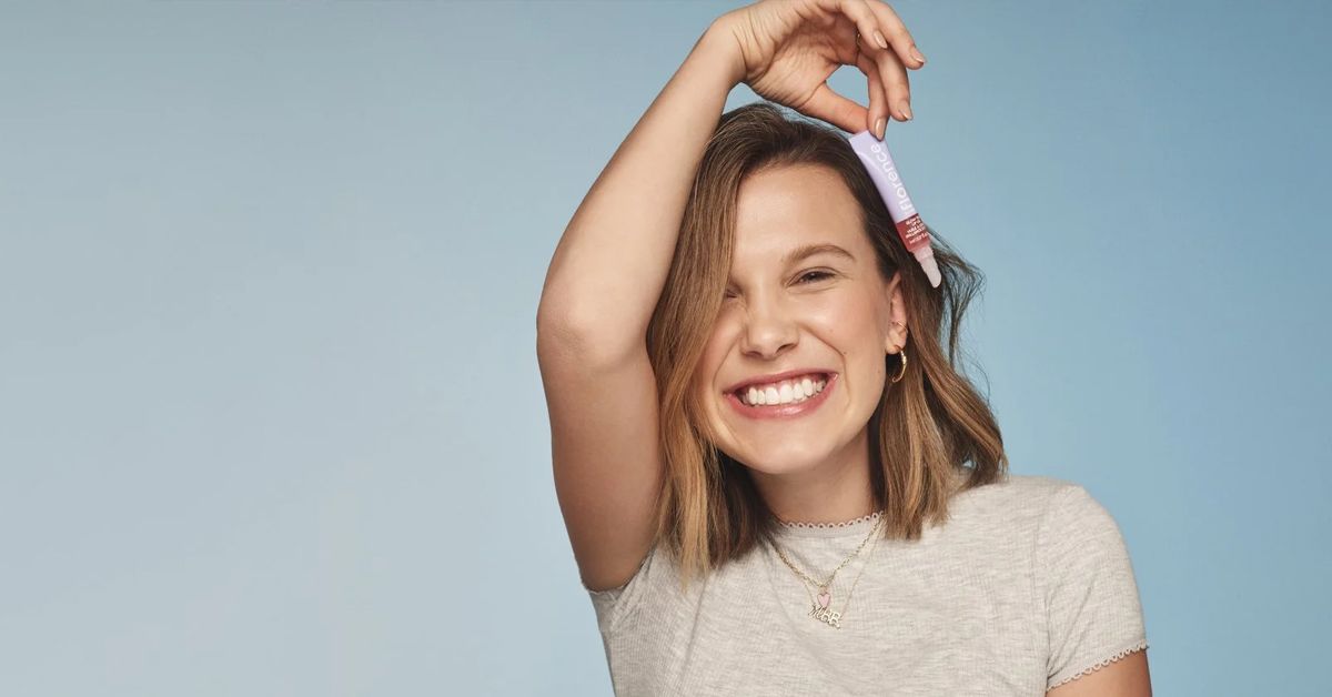 Millie Bobby Brown Has The Best Reaction To Seeing Her New Makeup Line