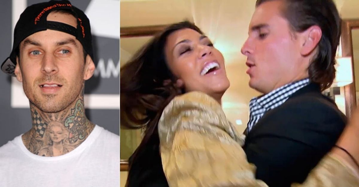 Kourtney Kardashian Unbothered By Scott Disick S Jealousy Over Travis Barker